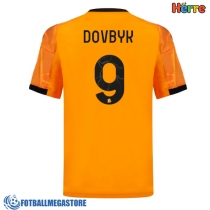 Fotballdrakt Herre AS Roma Artem Dovbyk #9 Bortedrakt 2025-26 Kortermet